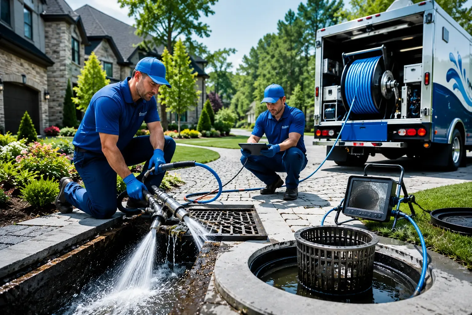 Local outdoor drain cleaning professionals in West Enfield, ME